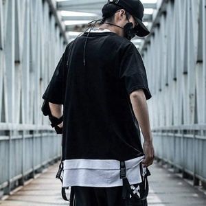 Camisetas Techwear personalizadas para hombre, material de cuero transpirable de secado rápido con capucha, temporada de invierno, venta al por mayor, opciones de impresión personalizadas - Product Image 2