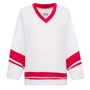 Nouveau Maillot de Hockey sur Glace 2026 en Twill Brodé 3D Unisexe, Faible MOQ, OEM, Qualité Supérieure, Personnalisable, en Coton/Fibre de Bambou Respirant - Product Image 1