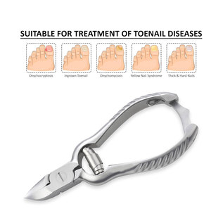 Coupe-ongles robuste pour podiatres, pour ongles épais et incarnés, coupe-ongles à ressort, podologie, pour seniors, hommes et femmes - Product Image 5