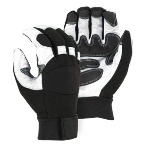 Amara Smooth Synthetic Leather Work Gloves Mechanics Industrial Hand Arm Safety Protection General Purpose Reinforced Gloves - Product Image 3