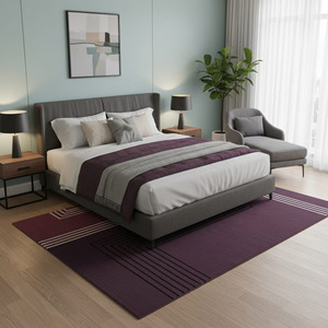 Tapis géométrique de luxe moderne - Tapis de salon en velours cristal 3D antidérapant pour la décoration de la maison, tailles personnalisées - Product Image 5