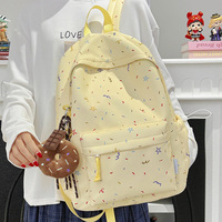 Sac à dos unisexe pour étudiants, motif anime tendance, grande capacité, mignon, à double bandoulière, gaufré