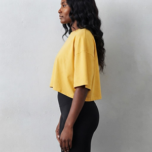 T-shirts pour femmes en coton 100% de haute qualité, imprimés sur mesure, coupe ample, col rond, vêtements d'été respirants, streetwear, tee-shirt pour femmes - Product Image 2