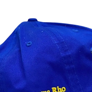 Gorra de Béisbol Bordada en Azul Rey con Contorno Amarillo, Diseño 2025, Visera Curva Ajustable, Cierre a Presión, para Uso Deportivo Informal - Product Image 4