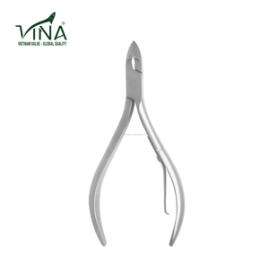 Pince à ongles en acier au carbone gris VNC-19 Vina ressort unique pour une utilisation en salon - Product Image 2