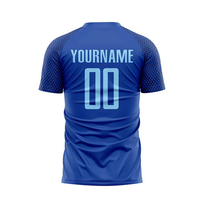 Uniforme de Fútbol de Manga Corta con Impresión Digital de Nombre y Número del Equipo, Diseño Personalizado OEM de Buena Calidad, Ropa Deportiva de Poliéster para Adultos