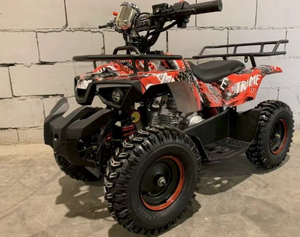Motocicleta de Gasolina de 2 Tiempos para Jóvenes, Vehículo Todoterreno Mini de 50cc con Cadena para Niños, ATV de Carreras de 40 km/h - Product Image 1