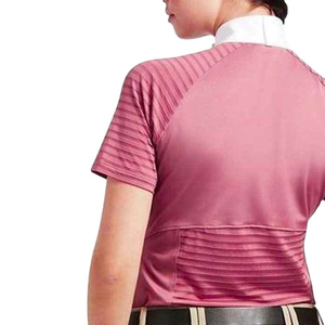 New Arrival Women Short Sleeves <b>Equestrian</b> T-shirt Wholesale Custom Logo Printed Women Horse Riding Shirt - Product Image 5