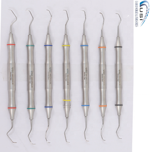 สแตนเลสชุดเครื่องมือทันตกรรมฟัน Scraper ปากกระจก Probe Scaler ชุดฟันมืออาชีพทําความสะอาดชุดสุขอนามัย - Product Image 1