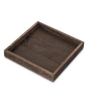 Bandeja de Servir de Madera Rústica de Lujo Brownwood Handicrafts con Patrón Floral, Bordes Suaves, Acabado Premium, Grado Comercial para el Hogar Moderno - Product Image 1