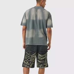 เสื้อยืดแขนสั้นผู้ชายแฟชั่นฤดูร้อน ผ้าฝ้ายออร์แกนิค 100% สีพื้น สวมใส่สบาย รับทำแบรนด์และโลโก้ตามสั่ง สินค้ามาใหม่ - Product Image 2