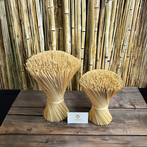 Palitos de bambú biodegradables personalizados al por mayor, pinchos de barbacoa, palitos de bambú redondos para barbacoa - Product Image 2