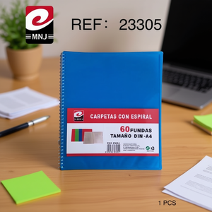 Classeur à spirale de type reliure à anneaux, 60 pages, en PP - Product Image 3