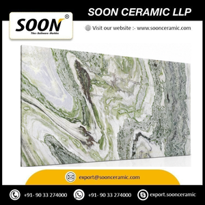 Próximamente en SOON CERAMIC: Losa Grande de Calcita VERDURE WAVE 2, Precio Directo de Fábrica, Pulida, Moderna, Ecológica, Diseño 3D, Rajasthan - Product Image 5