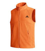 Dames Herfst Zomer Unisex Winddicht Waterdicht Outdoor Soft Shell Membraan Rits Opstaande kraag Effen Vestjas Trekking Dun