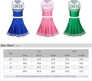 Uniformes de Animadoras Personalizados de Alta Calidad para Niñas, Disfraces de Animadoras Escolares Juveniles, Trajes de Fantasía para Mujeres para Espectáculos de Baile - Product Image 5