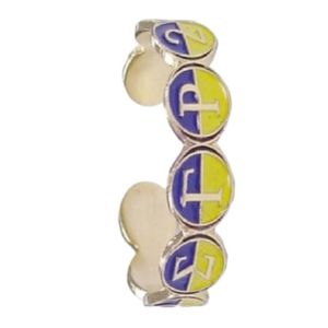 Sigma Gamma Rho Color <b>Ring</b> Women Greek Letter Sorority Jewelry Colorful Enamel Style Fashion <b>Finger</b> <b>Ring</b> Elegant College - Product Image 3