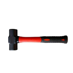 Marteau de luge à tête octogonale forgé robuste avec manche en fibre de verre pour chantiers de construction et de travail industriel - Product Image 1