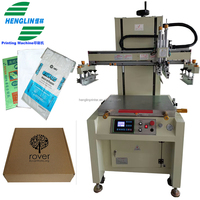 Máquina de impresión de pantalla de seda de vacío semiautomática, electrónica, HT-5070FVE, para teclado de ordenador, papel de película de papel/PCB