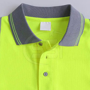 Camisa de Trabajo de Manga Corta Reflectante ANSI Clase 2, Impermeable, con Tela que Absorbe la Humedad, con Logotipo, para Actividades al Aire Libre en Sitios de Trabajo - Product Image 2