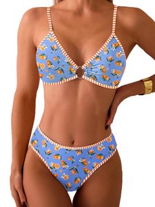 Sexy Women Custom 2-Piece <b>Bikini</b> Printed <b>Sets</b> Summers Swimsuit <b>Push</b> <b>up</b> Swimwear <b>Bikinis</b> <b>Set</b> 2 Piece Bathing Suit Beachwear - Product Image 1