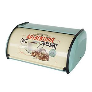 Moderna Caja de Pan Metálica con Tapa Abatible, Contenedor Rectangular para Almacenamiento de Alimentos, para Preservar la Frescura en la Cocina - Product Image 4
