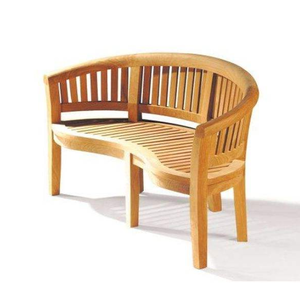Un banc de jardin en teck robuste, durable et au design moderne, pouvant accueillir deux personnes, adapté à une utilisation dans le jardin. - Product Image 2