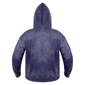 เสื้อฮู้ดดี้ผ้าฝ้าย 100% ปักลาย ปักโลโก้ตามสั่ง แบบหนา ทรงโอเวอร์ไซส์ สไตล์วินเทจ ล้างสีแบบแอซิด สำหรับฤดูหนาว ขายส่ง - Product Image 2