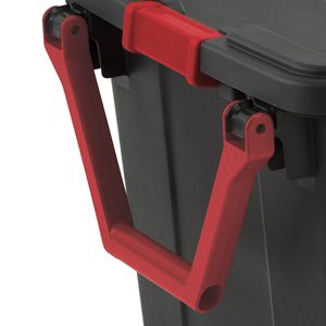 Conteneur de stockage en plastique à roulettes de 40 gallons, noir, lot de 2 - Industriel - Product Image 5