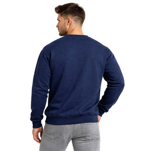 Custom Logo Men's Crewneck Sweatshirt Cotton <b>Fleece</b> Pullover Casual Winter Fashion Blank Sweatshirt for Printing & Branding - Product Image 4