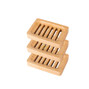 Jabonera de Bambú Natural Ecológica con Ranuras de Drenaje para Baño y Cocina - Product Image 4