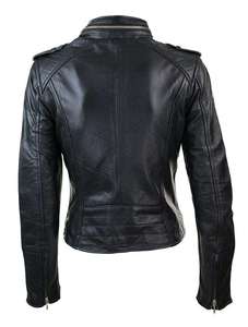 2026 Fashion Men Genuine Leather Biker <b>Jacket</b> Waterproof Breathable <b>Mandarin</b> <b>Collar</b> Winter Custom Design Available Front - Product Image 5