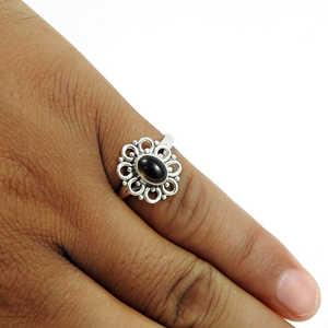 Anillo Encantador de Cuarzo Ahumado Natural, Hecho a Mano con Plata de Ley 925, Regalo para Ella, Diseño Original, Joyería Bohemia - Product Image 3