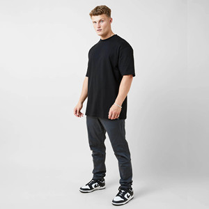 T-shirts d'été à manches courtes pour hommes, en coton infroissable, coupe oversize, couleur unie, décontractés, coupe ample - Product Image 2