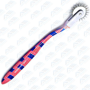 1 cabeza redonda para pruebas sensoriales y nerviosas Bandera americana Wartenberg Neuro Pinwheel Acero inoxidable por Apto Enterprises - Product Image 4