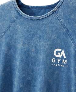 Wholesale Acid Wash Vintage T-<b>Shirt</b> for <b>Men</b> <b>Oversize</b> and Lightweight Made of Breathable Heavyweight Cotton - Product Image 2