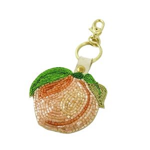 Colorful Seed Beads Beaded Keychain With Unique Art Pattern Premium Handmade Seed Beads Keychain For Everyday Carry - Product Image 1