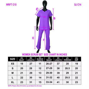 Tenues d'hôpital de qualité supérieure, ensembles d'infirmières, uniformes médicaux, tenues médicales modernes pour femmes, ensembles de blouses d'infirmières style yoga - Product Image 6
