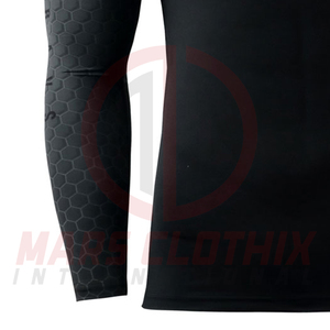 Custom Printed Breathable Quick Dry MMA BJJ Rash Guard <b>For</b> <b>Men</b> Professional Made <b>Men's</b> <b>Compression</b> <b>Shirts</b> - Product Image 4
