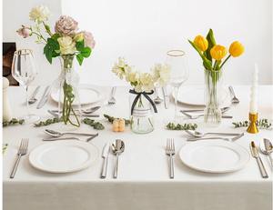 Ensemble de couverts réutilisables de luxe en acier inoxydable pour mariages et événements au meilleur prix - Product Image 4