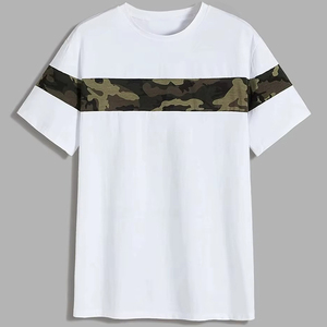 T-shirt slim fit, style moderne, tissu extensible, coupe ajustée, vêtement décontracté tendance. - Product Image 1