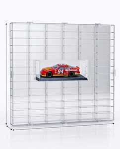 Vitrine de comptoir en acrylique transparent sur mesure pour modèles de voitures miniatures - Boîte de présentation pour magasin de détail - Product Image 1