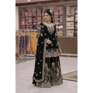 ENHANCE THE BEAUTY OF YOUR WARDROBE WITH THIS NEWLY LAUNCHED <b>KURTI</b> FLARED PLAZZO SET - Product Image 1