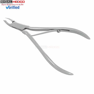 SIGAL MEDCO Cortacutículas con resorte de alambre, tijeras de manicura, removedor de piel muerta, alicates de pedicura para un cuidado eficaz de los dedos - Product Image 3