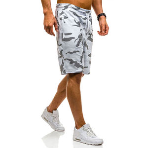 Men's Gym Athletic Workout Running Shorts Compression Elastic Waist Solid Breathable 100% Cotton Eco-Friendly Custom Design - Product Image 3