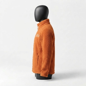 Veste polaire épaisse décontractée pour homme, fermeture éclair intégrale, respirante, pour l'hiver et les activités de plein air - Product Image 3