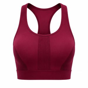HMA SPORTS APPAREL Soutien-gorge de sport dos nageur pour femme, vert uni, sans couture, maintien élevé, respirant, écologique, séchage rapide, col en U - Product Image 2