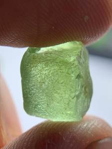 Natural Apple Green Peridot Rough Parcel India Mine GIA Certified High Quality Gemstone Crystal 5-7mm 20 Ct - Product Image 3