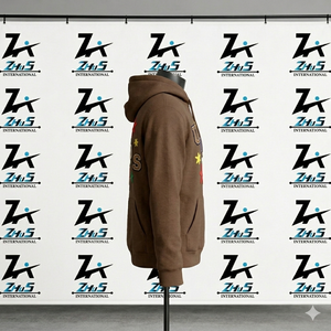 เสื้อฮู้ดพิมพ์ลายพัฟฟ์คุณภาพพรีเมียม ดีไซน์ใหม่ สำหรับฤดูใบไม้ร่วง เป็นมิตรต่อสิ่งแวดล้อม ขายส่งในราคาพิเศษ - Product Image 3