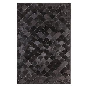 Tapis en cuir de vache noir fait à la main avec poils de vache véritable Tapis en cuir de vache véritable pour la décoration intérieure et extérieure de la maison et du bureau - Product Image 1